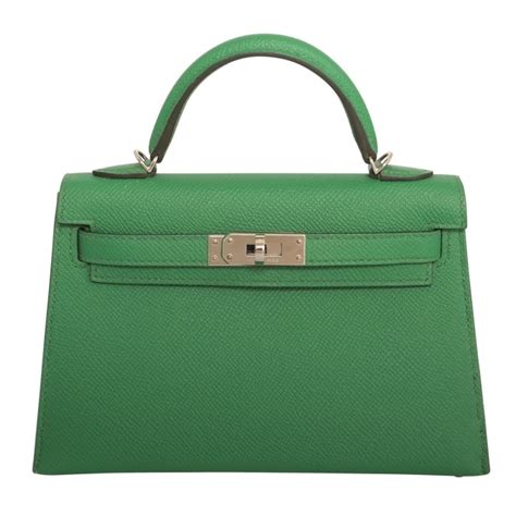 mini kelly hermes green